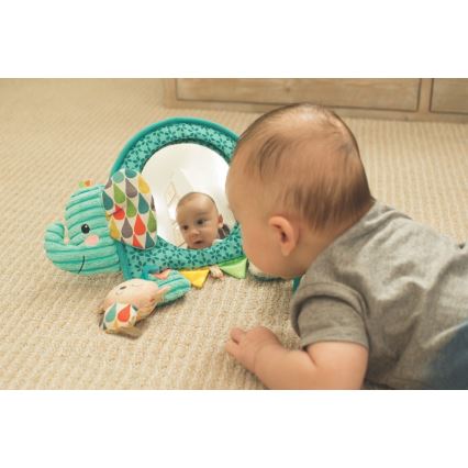 Infantino - Hanging toy med activities och spegel elefant