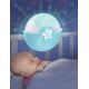 Infantino - Liten barnlampa med projektor 3xAA blå