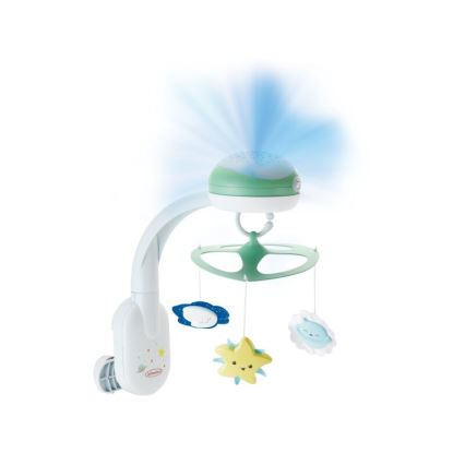 Infantino - Spjälsäng mobil med melody 3i1 3xAA grön