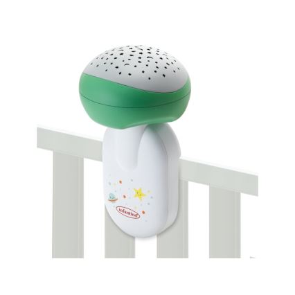 Infantino - Spjälsäng mobil med melody 3i1 3xAA grön