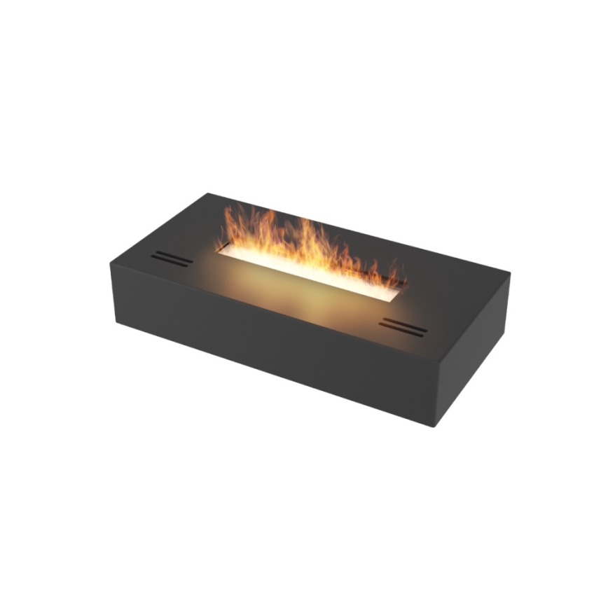 InFire - BIO eldstad 8x40 cm 3kW svart