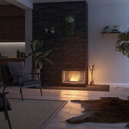 InFire - BIO eldstad 8x50 cm 3kW svart