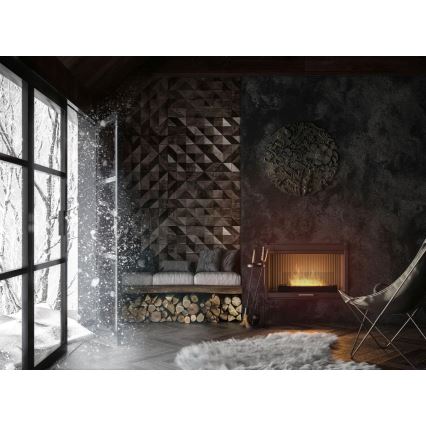 InFire - BIO-eldstad 8x60 cm 3 kW svart