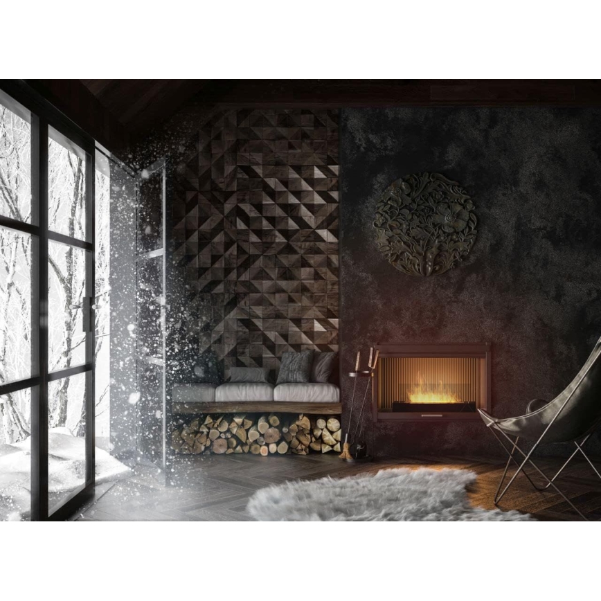 InFire - BIO-eldstad 8x60 cm 3 kW svart