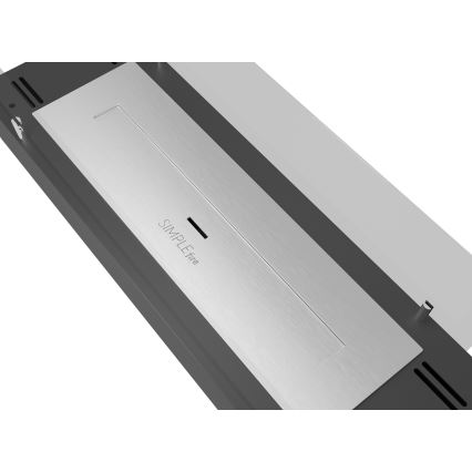 InFire - BIO-eldstad 8x60 cm 3 kW svart