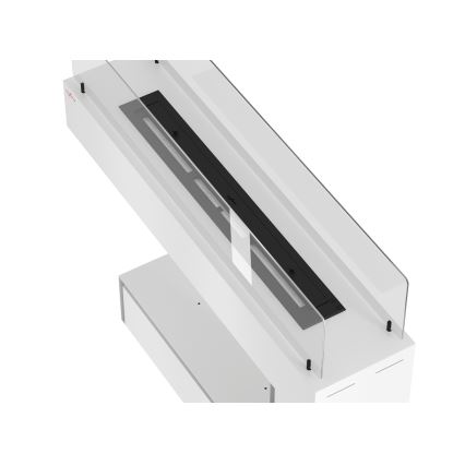 InFire - BIO fireplace 110x85,5 cm 3kW vit