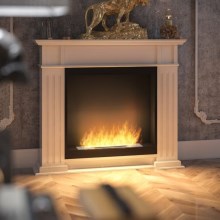 InFire - BIO fireplace 115x100 cm 3kW vit