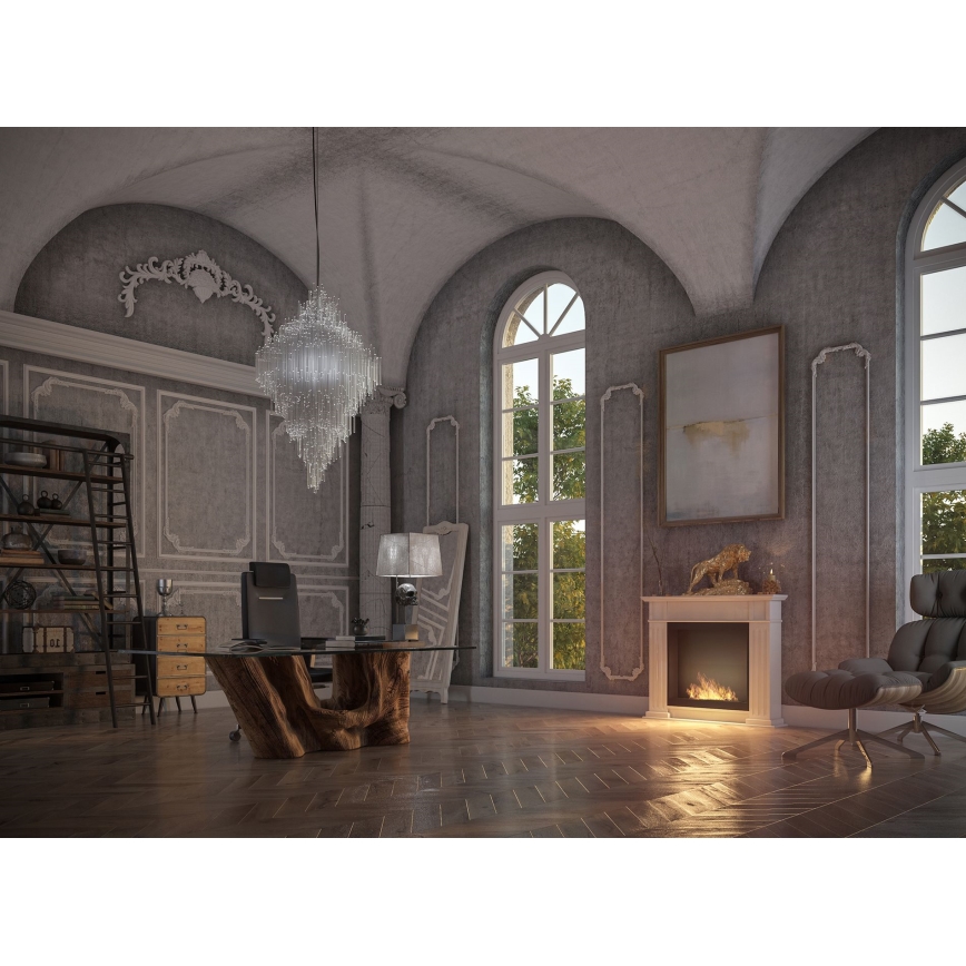 InFire - BIO fireplace 115x100 cm 3kW vit