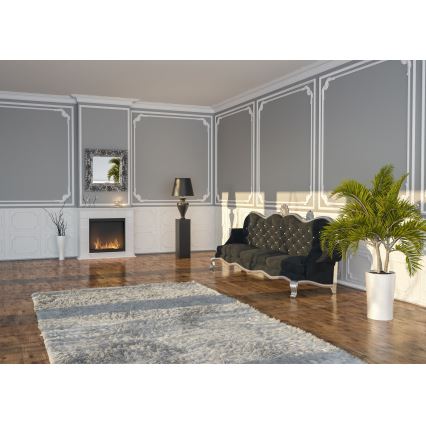 InFire - BIO fireplace 115x100 cm 3kW vit