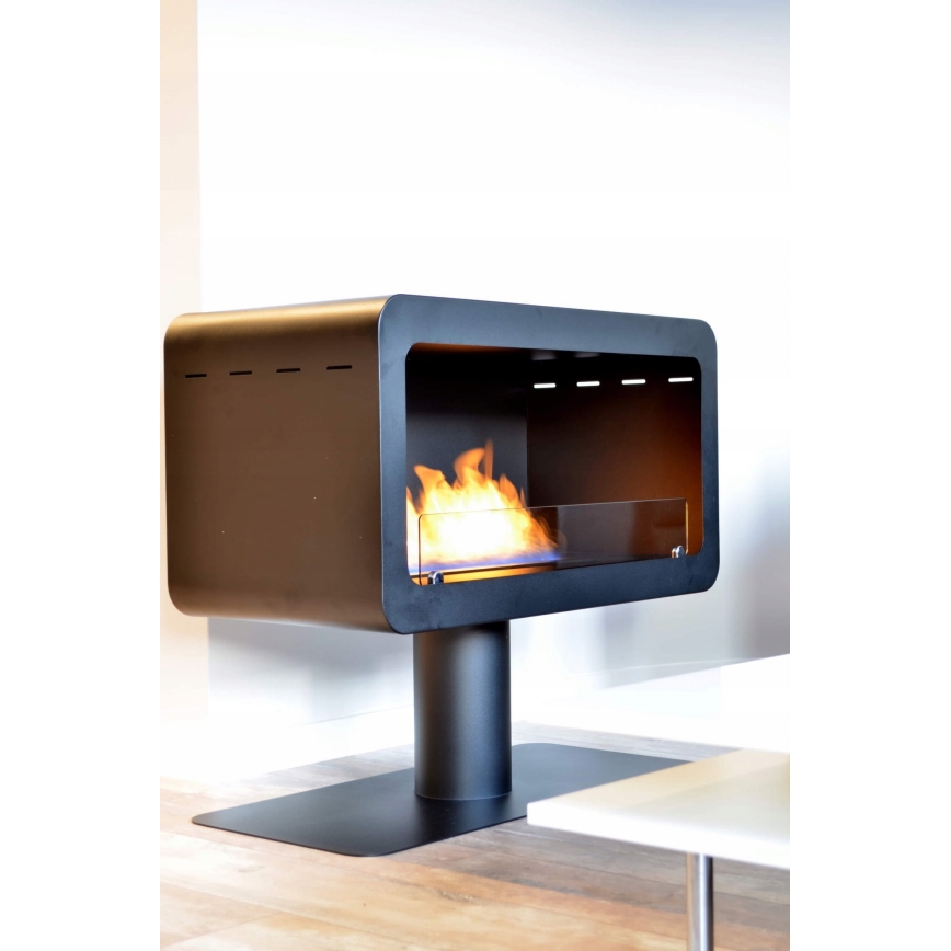 InFire - BIO fireplace 82,5x74,3 cm 3kW svart