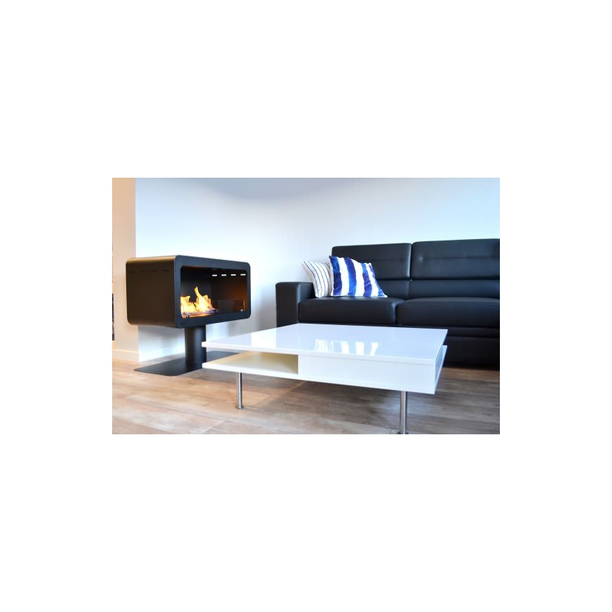 InFire - BIO fireplace 82,5x74,3 cm 3kW svart