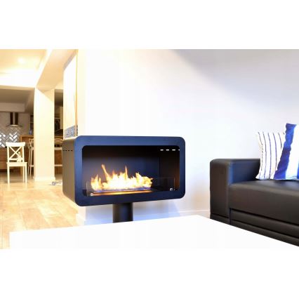 InFire - BIO fireplace 82,5x74,3 cm 3kW svart