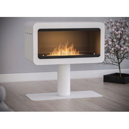 InFire - BIO fireplace 82,5x78 cm 3kW vit