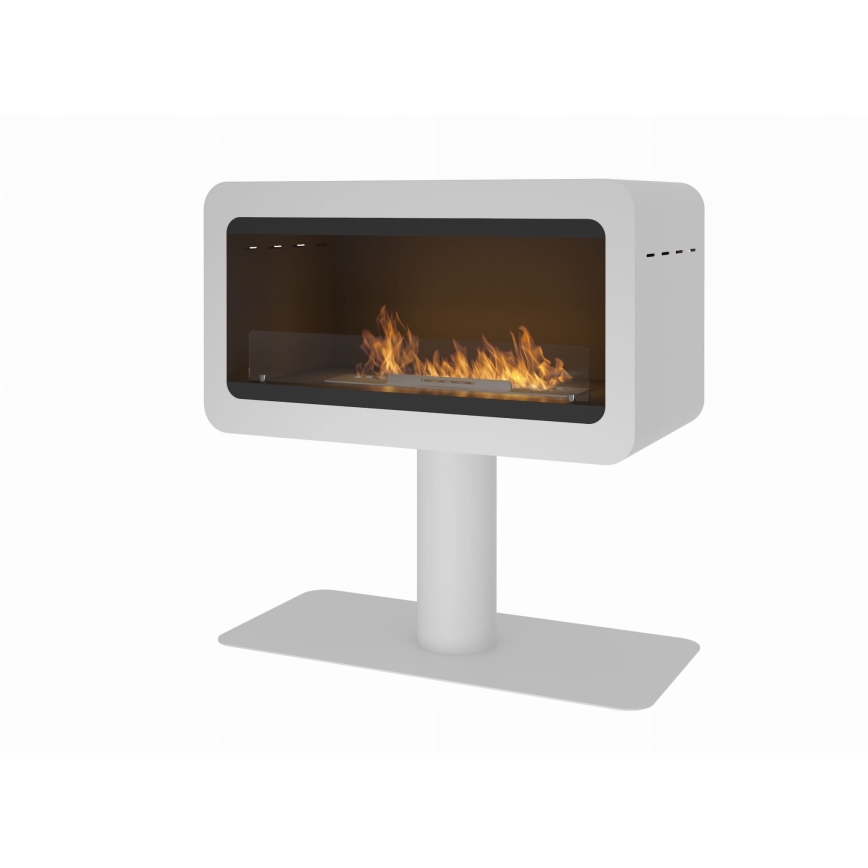 InFire - BIO fireplace 82,5x78 cm 3kW vit
