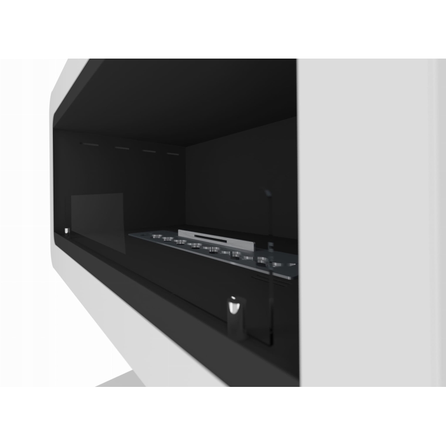 InFire - BIO fireplace 82,5x78 cm 3kW vit