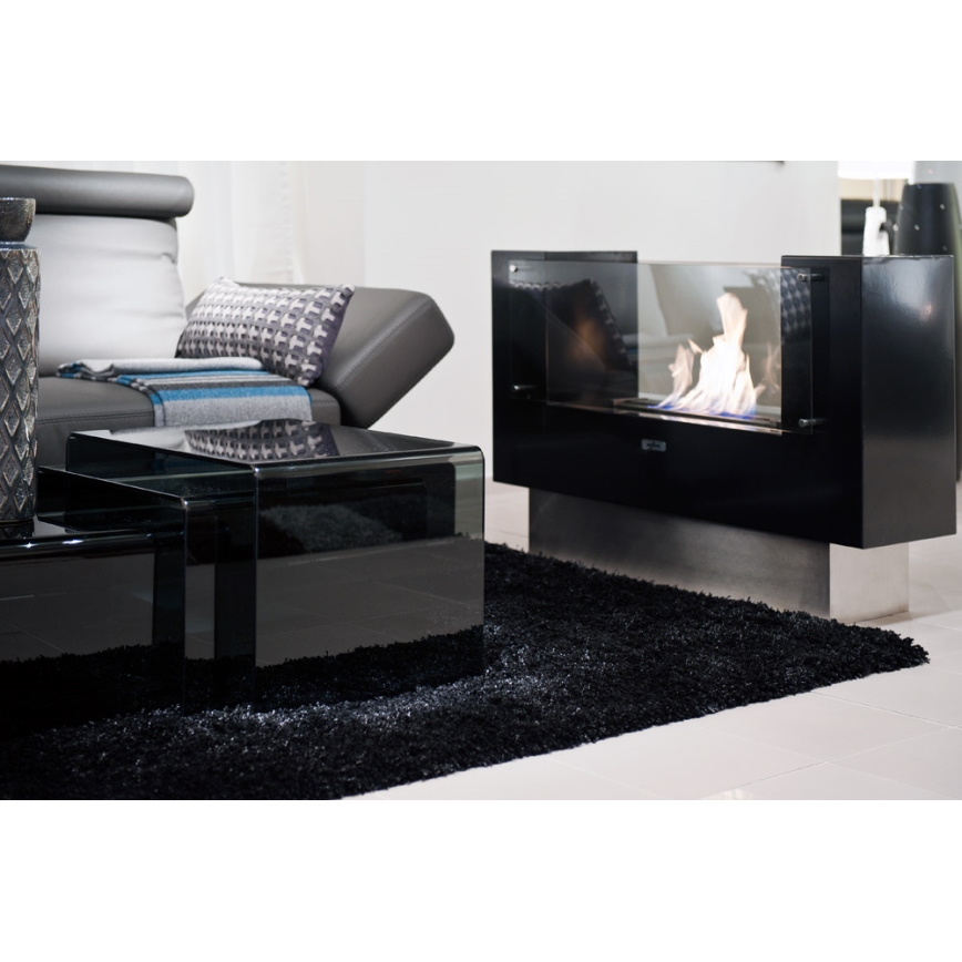 InFire - BIO-kamin 110x75 cm 3 kW dubbelriktad