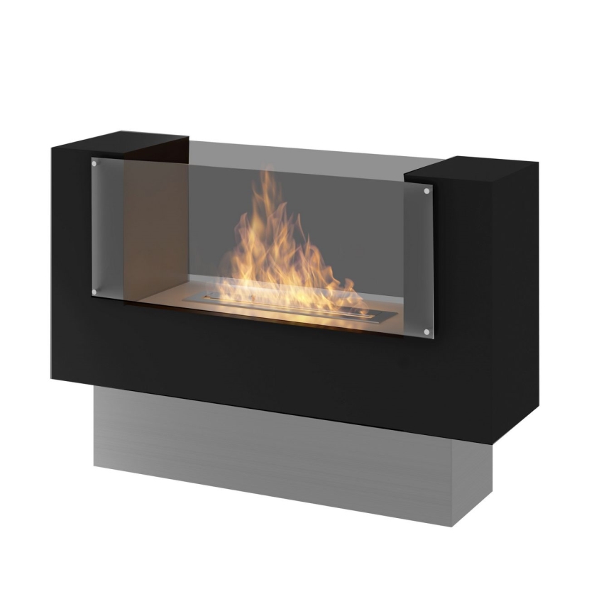 InFire - BIO-kamin 110x75 cm 3 kW dubbelriktad