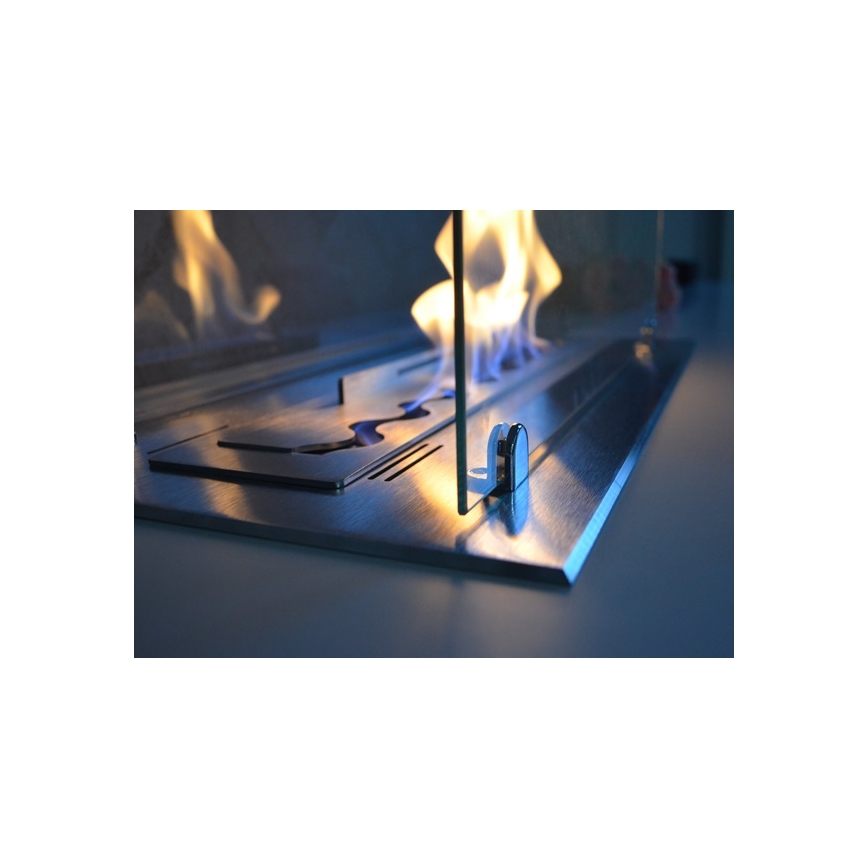 InFire - BIO-kamin 110x75 cm 3 kW dubbelriktad