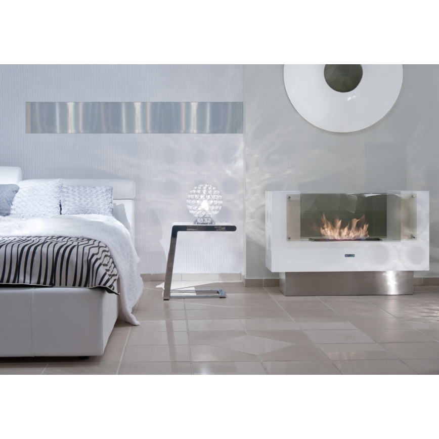 InFire - BIO-kamin 110x75 cm 3 kW dubbelriktad