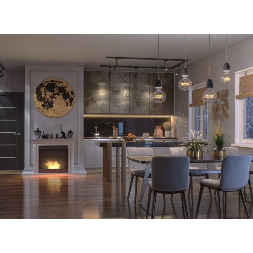 InFire - BIO-eldstad 90x112,5 cm 3 kW vit