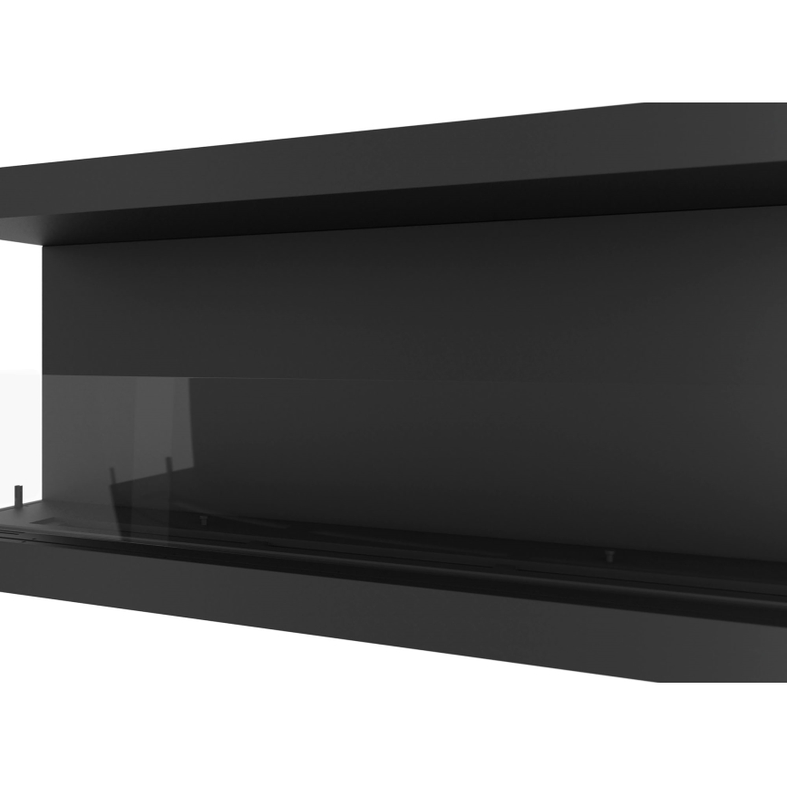 InFire - Built-in BIO fireplace 120x50 cm 5kW svart