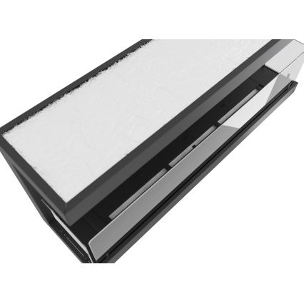 InFire - Built-in BIO fireplace 120x50 cm 5kW svart