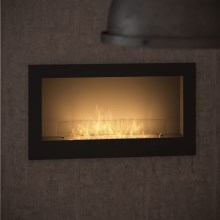 InFire - Built-in BIO fireplace 90x50 cm 3kW svart