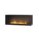 InFire - Corner BIO fireplace 110x45 cm 3kW svart