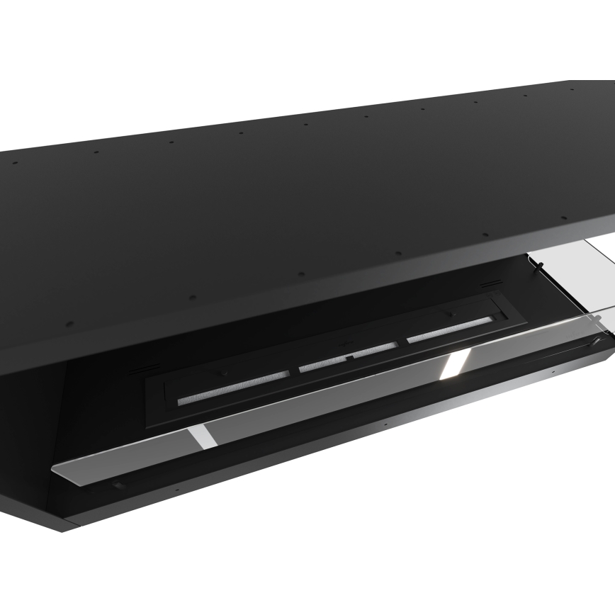 InFire - Corner BIO fireplace 110x45 cm 3kW svart