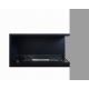 InFire - Corner BIO fireplace 80x45 cm 3,5kW svart