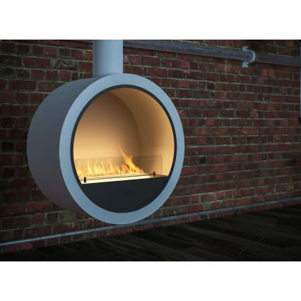 InFire - Hanging BIO fireplace diameter 70 cm 3kW vit