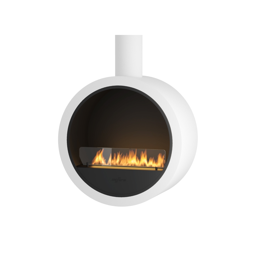 InFire - Hanging BIO fireplace diameter 70 cm 3kW vit