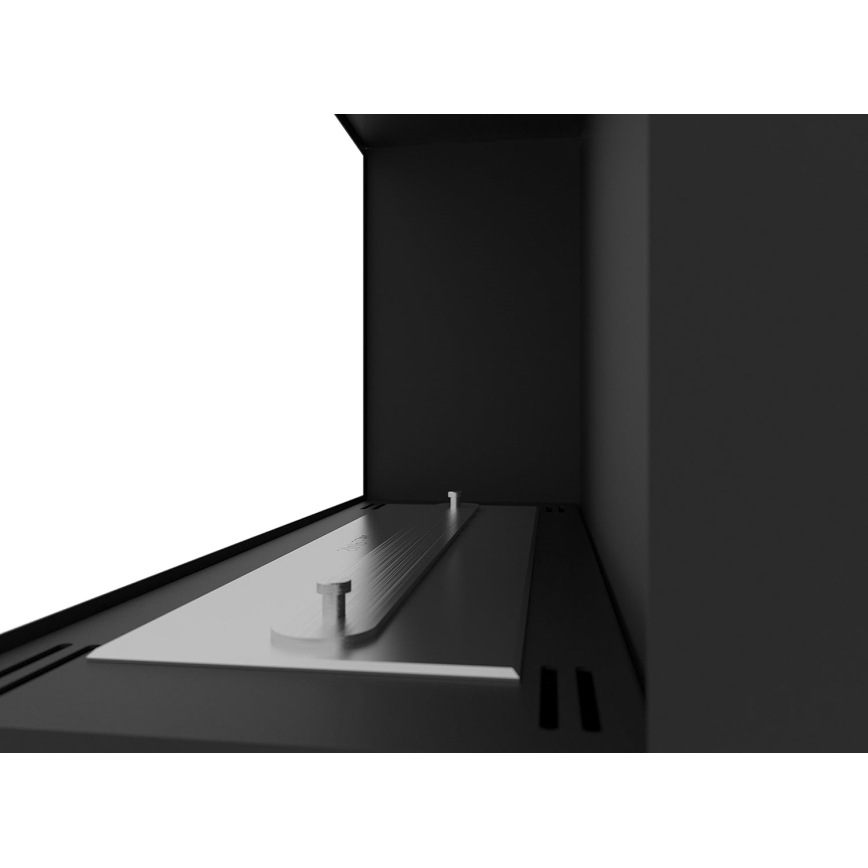 InFire - Hörn BIO eldstad 45x60 cm 3kW svart