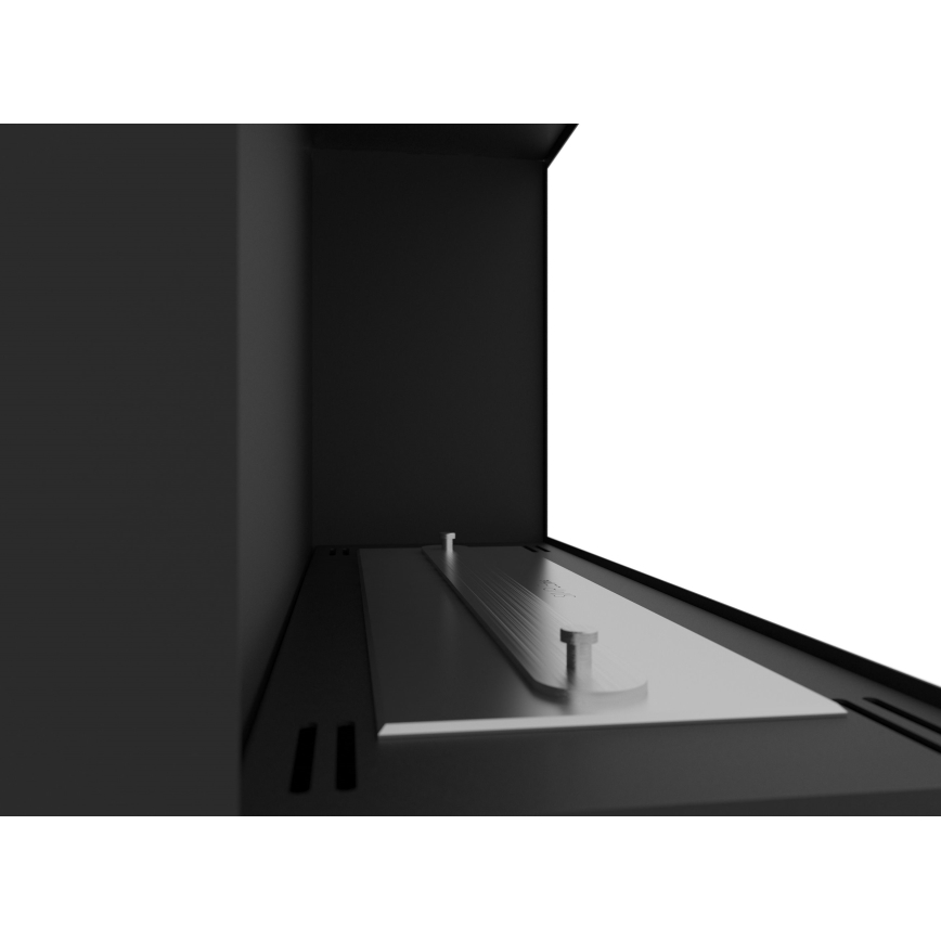 InFire - Hörn BIO eldstad 45x60 cm 3kW svart