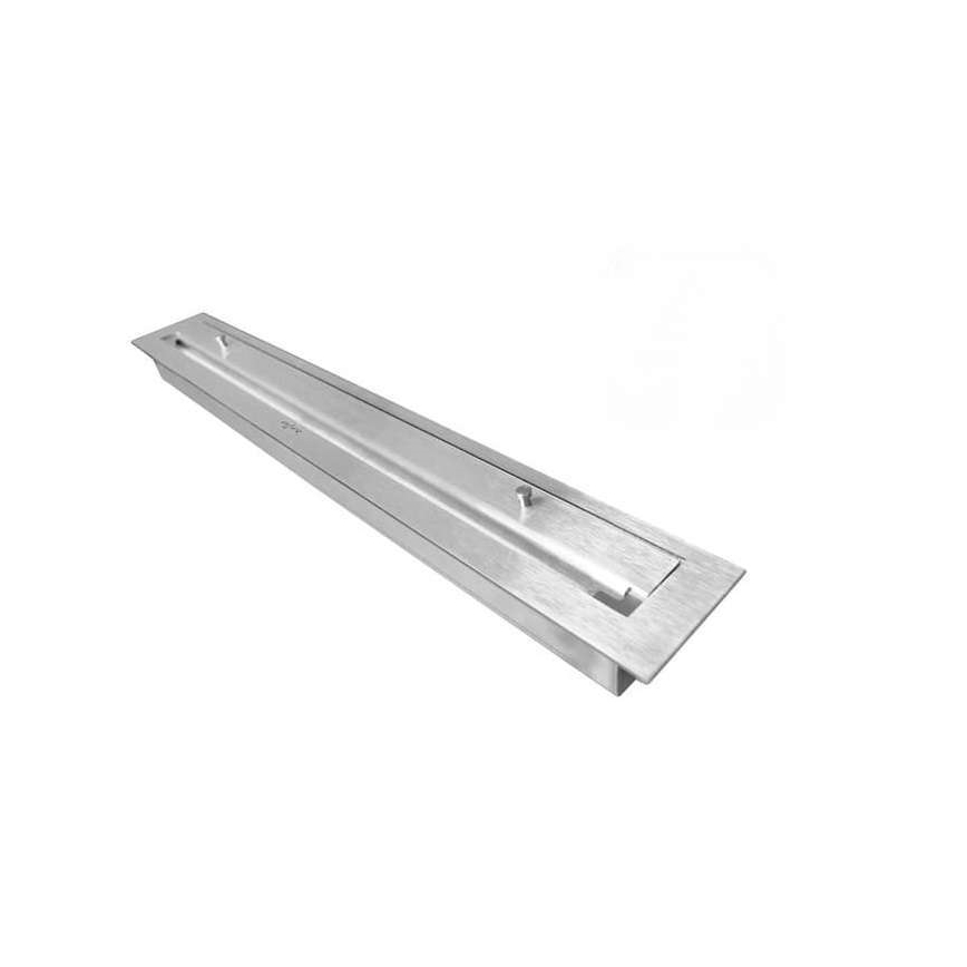 InFire - Hörn BIO eldstad 45x90 cm 3kW svart