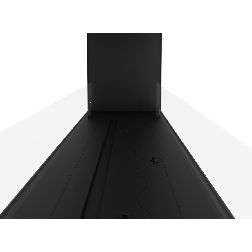 InFire - Inbyggd BIO eldstad 48,5x123,5 cm 6kW svart