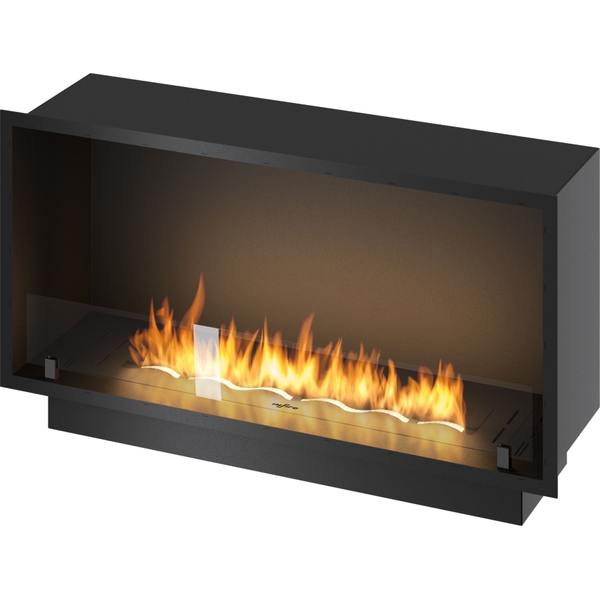 InFire - Inbyggd BIO eldstad 49,4x104,4 cm 6kW svart