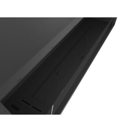 InFire - Inbyggd BIO eldstad 49,4x124,4 cm 6kW svart