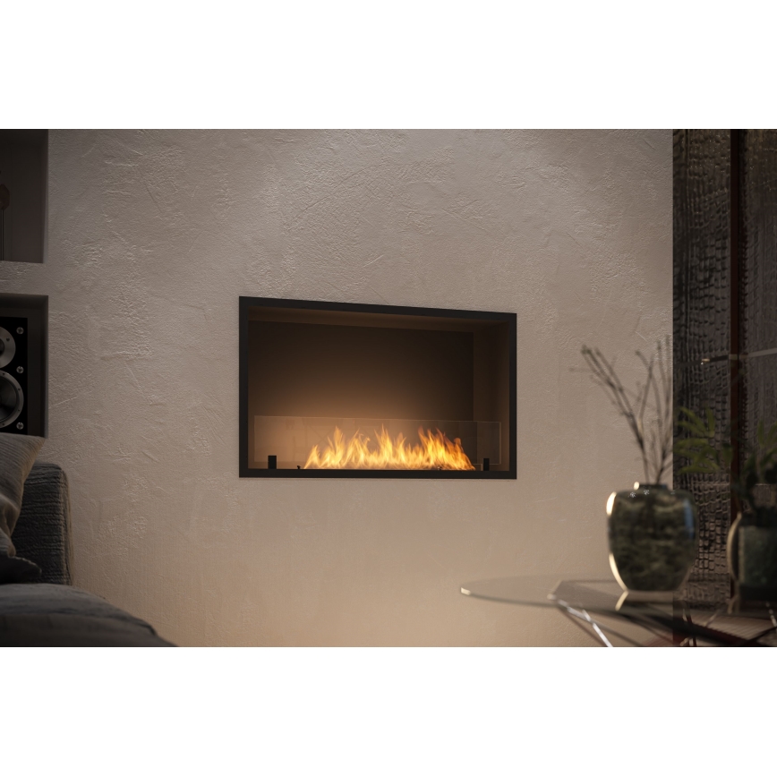 InFire - Inbyggd BIO eldstad 49,4x84,4 cm 3,5kW svart