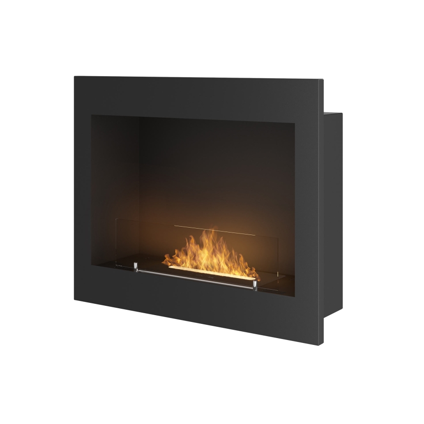 InFire - Inbyggd BIO-eldstad 49x60 cm 3kW svart