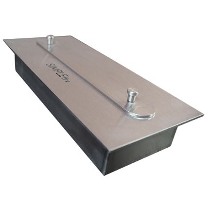 InFire - Inbyggd BIO-eldstad 49x60 cm 3kW svart