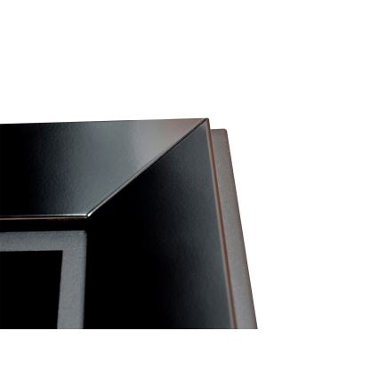 InFire - Inbyggd BIO eldstad 49x90 cm 3kW svart