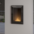 InFire - Inbyggd BIO-eldstad 79x55 cm 3kW svart