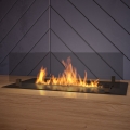 InFire - Inbyggd BIO eldstad 8,5x60 cm 3,5kW svart