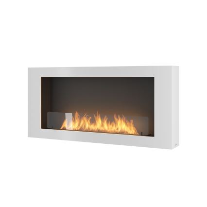 InFire - Väggmonterad BIO-kamin 120x56 cm 3 kW vit