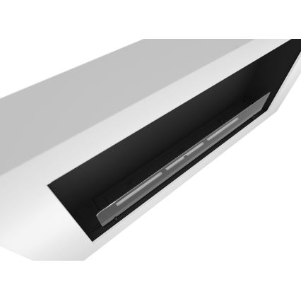 InFire - Väggmonterad BIO-kamin 120x56 cm 3 kW vit