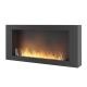 InFire - Wall BIO fireplace 120x56 cm 3kW svart