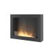 InFire - Wall BIO fireplace 80x56 cm 3kW svart