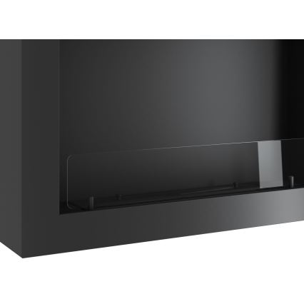 InFire - Wall BIO fireplace 80x56 cm 3kW svart