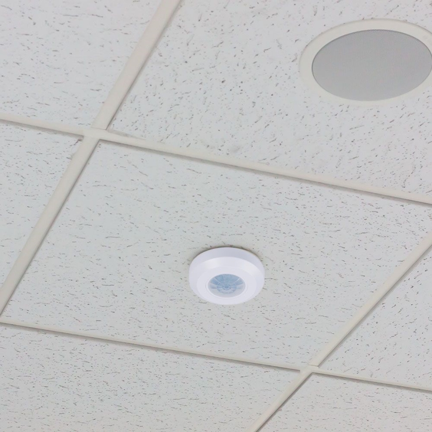 Infraröd rörelsesensor 360° 200W/230V vit